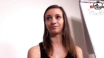 Young Beginner Ria Hill Does 1 Anal Casting