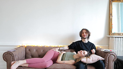 Amateur French (Eng Sub) - Nina is back, i lick her pussy and we chill together.