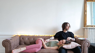 Amateur French (Eng Sub) - Nina is back, i lick her pussy and we chill together.