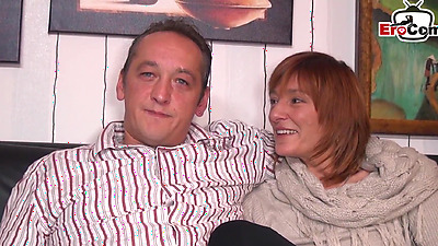 German housewife 3some FFM with two mature sluts