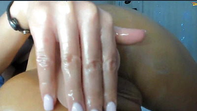 Anarich russian babe doing her in secret show