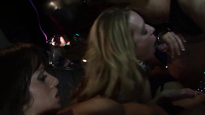 Myla Charles And Rita Faltoyano Suck Penis And Get Fucked In A Car