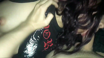 My stepsister invites me to her room and we end up fucking