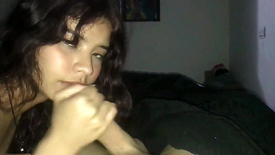 My stepsister invites me to her room and we end up fucking