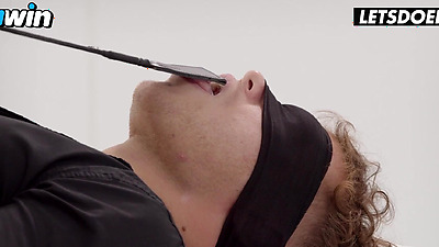 Wet Pussy Chick Cherry Candle Fucks Blindfolded Step Bro