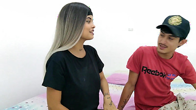 MY WHORE STEPSISTER ENCOURAGES ME TO PLAY AND WE END UP FUCKING HARD AND NICE JUST THE WAY LATINAS LIKE IT