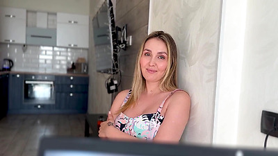 (- No, No, And No Again! It's Not A Clitoris!) Stepmother Helps Stepson Prepare For The Exam - Alina Rai