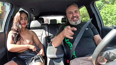 36-year-old milf gets shot in the arse while hitchhiking - Dandara Moraes