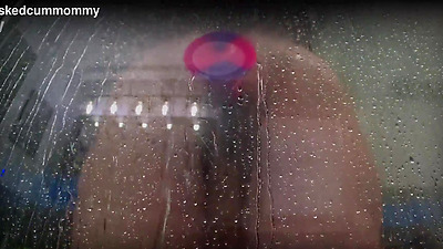 Spied on my chubby roomate trying her new toy in the shower. Almost dropped my phone trying to not get caught.