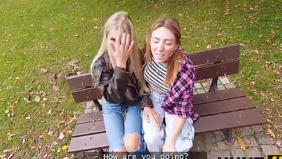 Babe didn’t see a problem to fuck on a interview in front of her girlfriend. Hot sex with Stanley Johnson