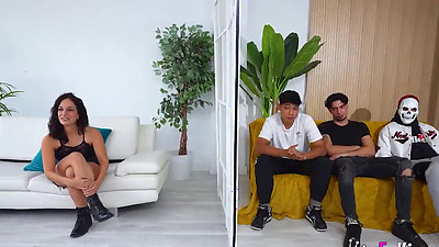 We prepared a Blind Date with Rebeka Rock. Who will be the lucky guy that fucks her?