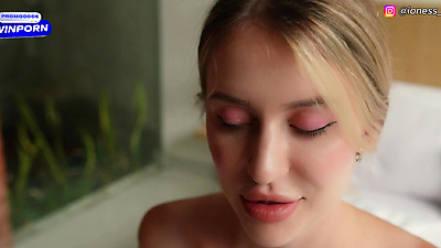 He Got Turned on byHis Stepsister Wearing Cute Stockings and Persuaded her to have Good Sex