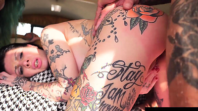 LATEXPLAYTIME Kristy Black Takes Gaping Double Anal From Big Cock Men