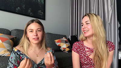 Ersties - Hot Blonde Duo Alecia & Selvaggia Kiss & Lick Each Other Endlessly