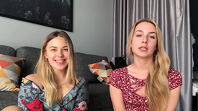 Ersties - Hot Blonde Duo Alecia & Selvaggia Kiss & Lick Each Other Endlessly