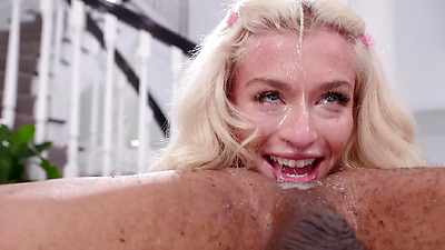 My Petite Blonde GF Interrupts Friends Game To Fuck Him