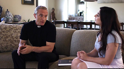 MODERN-DAY SINS - PAWG Keira Croft Offers Her Virgin Body To Parish Priest To Be Closer To God