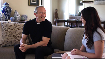 MODERN-DAY SINS - PAWG Keira Croft Offers Her Virgin Body To Parish Priest To Be Closer To God