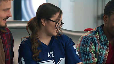 Brunette Teen Gets DPed By Horny Men