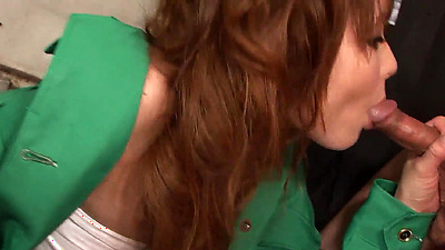 Three Japanese Girls Pick up and Seduce Shy Virgin Guy to his First Time Suck in Uncensored JAV FFFM Foursome