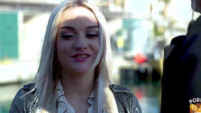 Nathalie, a beautiful blonde enjoying anal...