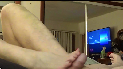 OMG!!! Very Old Granny Gets Cum Over Feet After Perfect Hand And Footjob