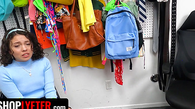 Shoplifter's Punishment Turns Into A Sexual Awakening As She Submits To The Security Guard's Shaft - Juliana Grandi