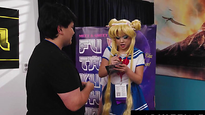 ADULT TIME - FUTA Chick Lulu Chu Takes GUSHING CUMSHOTS From Real Futa Girls Jewelz Blu & Codi Vore!