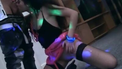 Drunk  college hot chicks in sexy costumes