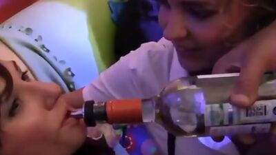 Hot girls in lesbian sex and masturbation