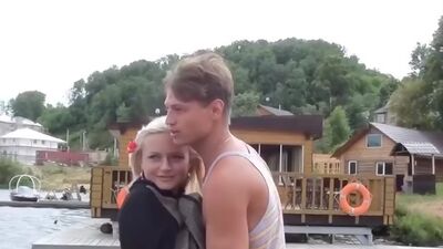 Outdoor sex movie with two hot students chicks