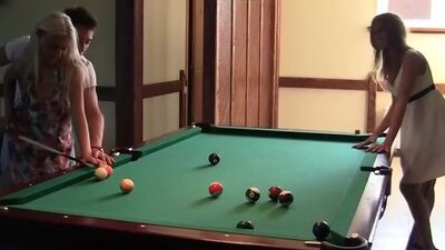 Wild fucking with sexy girls in friend's cottage party