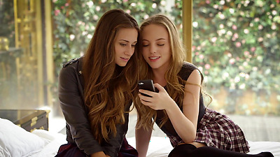 TUSHY BFFs Cassidy Klein and Aubrey Star Do Anal