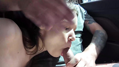 skinny teen small butt fucked on the roadside