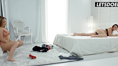 Russian Lesbians Have Intense Morning Sex - WHITEBOXXX