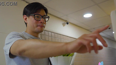 Hot Taiwanese babe with big tits Stacy had a hot fuck.