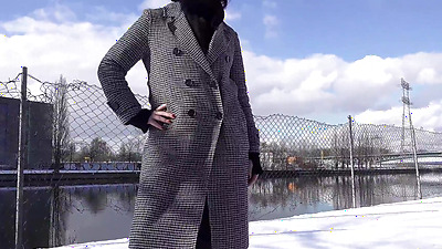 GERMAN SCOUT - Black Hair PAWG Glasses Babe Melli Venom Pick Up for First Casting Fuck in Berlin