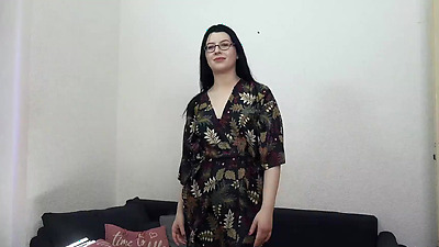 GERMAN SCOUT - Black Hair PAWG Glasses Babe Melli Venom Pick Up for First Casting Fuck in Berlin
