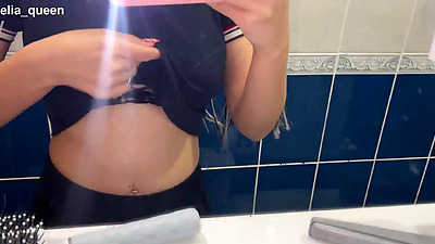 Compilation of peeing in public toilet! Close-up! POV!