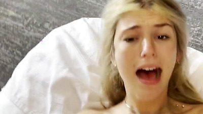 18 Year Old College Babe Gets Pussy Destroyed In Student Dorm