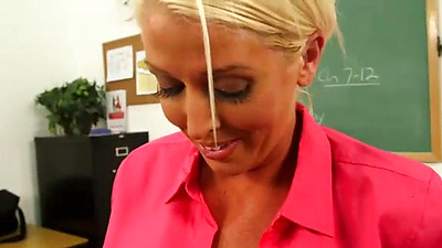 Alura 'TNT' Jenson Fucking In The Classroom With Her Big Butt - Alura Jenson