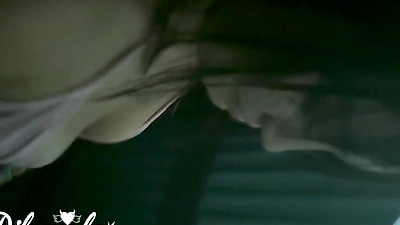 fucking the young babe after carnival in the public bathroom