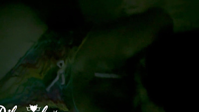 fucking the young babe after carnival in the public bathroom