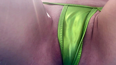 European Stepmom Artemisia Love Wearing a biking in Public Sexy Pussy Close up