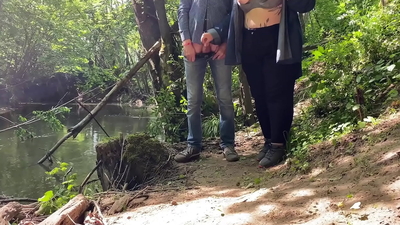 Amazing handjob from mature mother in law