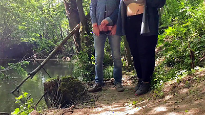 Amazing handjob from mature mother in law