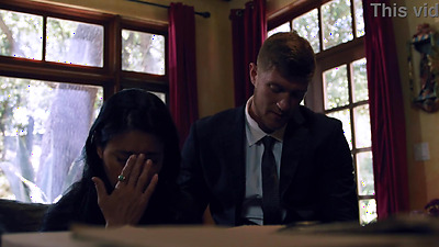 Depressed mature MILF stepmom sucks and fucks her big penis stepson