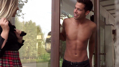 Big booty Russian MILF Selvaggia getting fucked in booty by Alberto Blanco