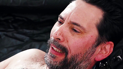 Hot big tit blondie babe gives nur massage and a wet handjob to her customer