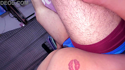 I suck her tits, she spits in my mouth and cums in my mouth